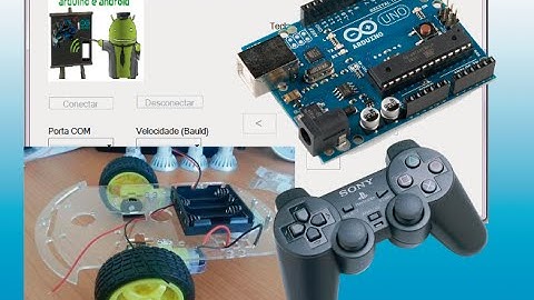 Carrinho Arduino controlado por PS3/PC via bluetooth