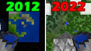 MLG in 2012 vs 2022 Minecraft