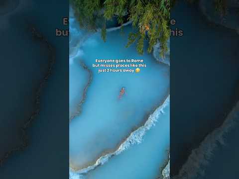 Video La beauté des thermes de Saturnia en Toscane ??
