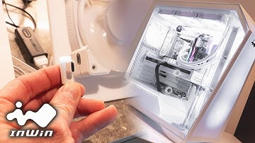 In Win USB Fans! | Gorgeous WHITE chassis - Computex 2025