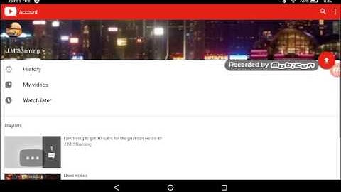 How to post Mobizen videos on YouTube