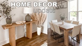 HOME DECOR UPDATE | LIVING ROOM, DINING ROOM, KITCHEN