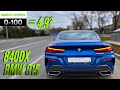 ⏱ 0-100 BMW 840d xDrive G15 Coupe / разгон БМВ 840д купе Г15