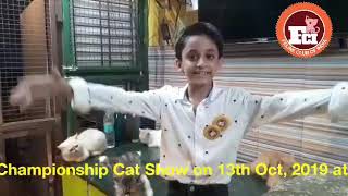 Rehan Khan is excited for FCI CAT SHOW | The Feline Club of India by The Feline Club of India 470 views 4 years ago 24 seconds