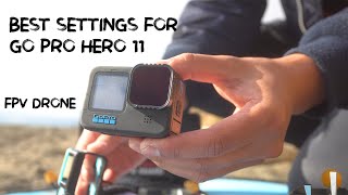 Best Settings for Go Pro Hero 11 | Cinematic FPV Drone