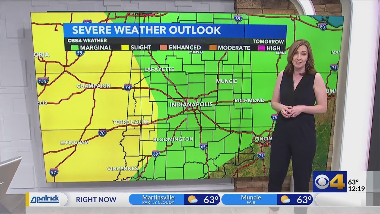 Expect strong to severe storms Thursday - YouTube