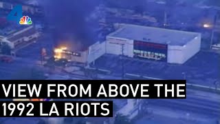 The View from NewsChopper4 Over the 1992 LA Riots | From the Archives | NBCLA