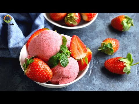 Video: Strawberry Yogurt Ice Cream