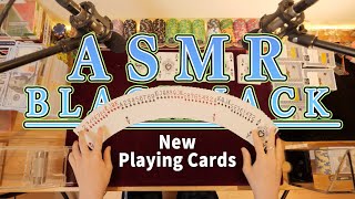 ASMR 睡眠導入 熟睡できるカジノゲーム遊び トランプとポーカーチップの気持ちいい音 Comfort Relax Blackjack Role-play 30分 Part07