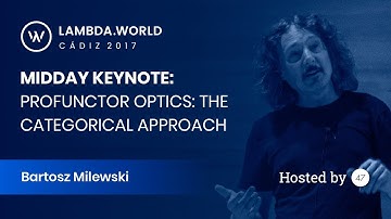 Profunctor Optics: The Categorical Approach - Bartosz Milewski