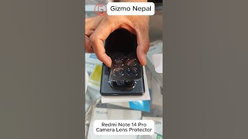 Redmi Note 14 Pro 5g Camera lens Protector. #gizmonepal #redminote13pro #camerslensprotector #shorts