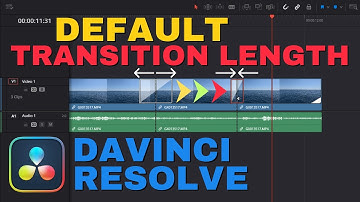 How to Adjust Default Transition Length in Davinci Resolve 19