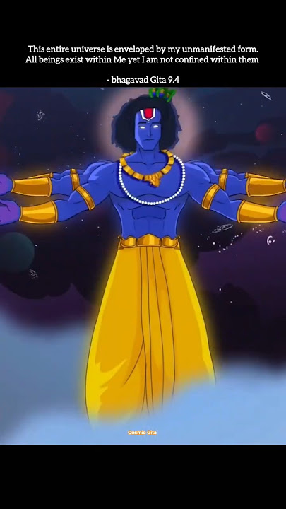 The Divine Revelation: Krishna Shows Arjuna the Universe 🙏🙏