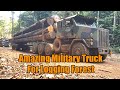 Amazing Trailer Truck Oshkosh M1070 HET 6x6 Military Truck For Logging Forest