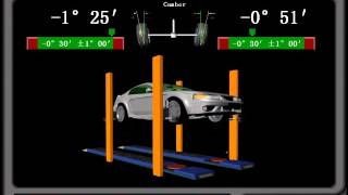CCD PL-666 Wheel alignment operation DEMO