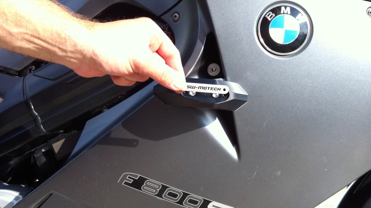 SW Motech Sliders Installation BMW F800ST
