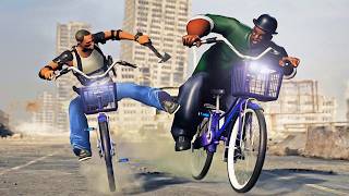 Resident Evil Requiem but It’s CJ vs Big Smoke on Bicycles