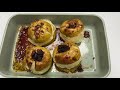 Make spiced baked apples and custard with square food foundation