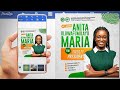 Create a Voting Social Media Flyer Design In Pixellab || Mobile Graphic Design 