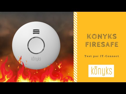 Konyks FireSafe, enfin un détecteur de fumée connecté abordable et