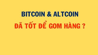 BITCOIN, ALTCOIN ĐÃ TỐT ĐỂ GOM HÀNG ? | Phân Tích Bitcoin Hôm Nay Và Cập Nhật Thị Trường Crypto