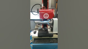 Pipe / Silencer Marking by Rotary Dot Peen Marking Machine YUGMA IMPRESSIONS