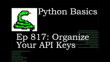 Python Basics Tutorial API Key Management || Ameritrade API Part 4 || Stock Screener