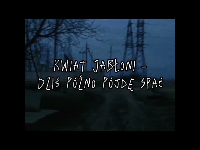 Kwiat Jabłoni - Dziś Późno Pójdę Spać (speed up) 🌸 class=