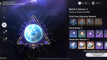 Honkai Star Rail | Simulated Universe World 3-3 | The Hunt | Seele DPS