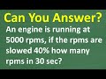 Understanding RPM and Math Problem Solving