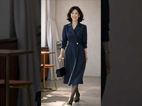 50대 60대 이렇게 입으면 훨씬 고급스러워 보입니다 #중년패션코디 #shorts