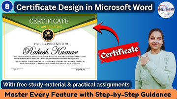 MS-Word Tutorial | How to design certificate in MS Word ? + Hidden Tricks