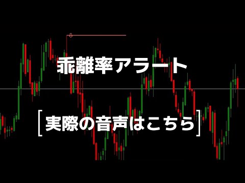 【ボイスサンプル】移動平均線からの乖離率を表示するMT4/MT5インジケーター