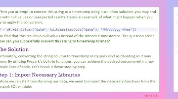 Converting String to Timestamp Format in Pyspark Made Easy