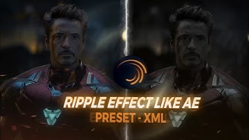 Ae inspired ripple effect in alight motion | preset-xml.