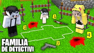 Eu cu FAMILIA MEA Am Gasit CASA SECRETA a CRIMINALULUI din MINECRAFT!