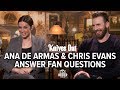 Knives Out: Ana de Armas & Chris Evans Answer Fan Questions | Extra Butter Fun Interview