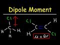 Dipole Moment, Molecular Polarity & Percent Ionic Character