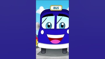 Wheels On The Bus - Blue Bus for Kids #shorts #preschool #bus #song