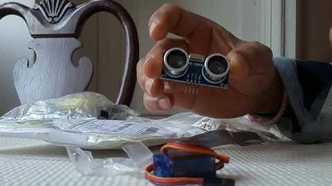 HC-SR04 Ultrasonic Sensor & SG90 servo Mounting Bracket accessory Review - Everbuying