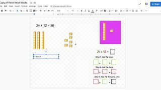 Copy of Place Value Blocks - Google Drawings