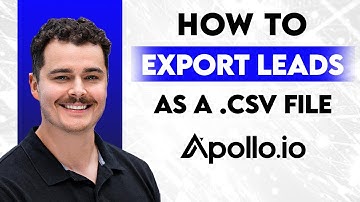 Hoe u exportleads als een .CSV-bestand in Apollo.io kunt verkrijgen [Handleiding 2025]