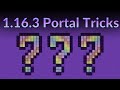 5 Secret Portal Tricks You Didn&#39;t Even Know Existed [Minecraft 1.16.3]