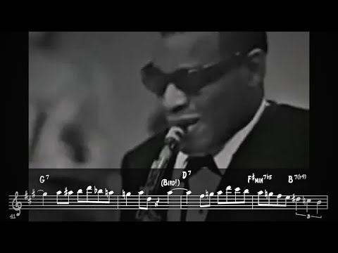You never saw Ray Charles play bebop influenced by Charlie Parker