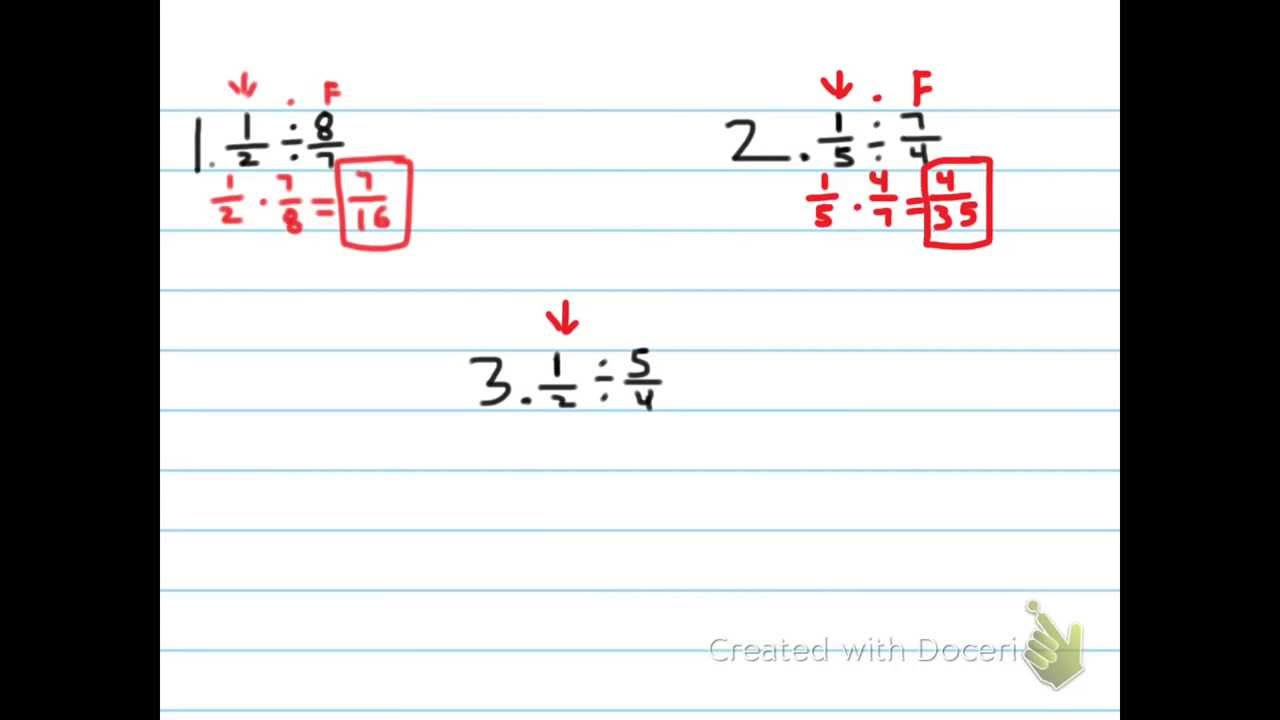 Dividing Fractions - YouTube
