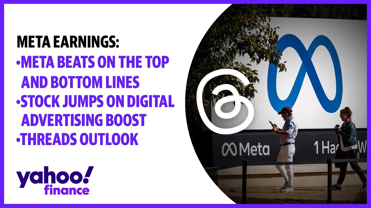 Meta stock jumps on digital advertising boost, outlook for Threads