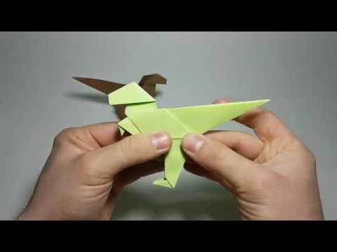 ვიდეო: როგორ გავაკეთოთ ორიგამი დინოზავრი
