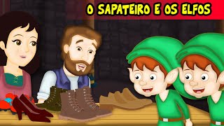 O Sapateiro e os Elfos -  Historia Completa - Desenho animado infantil