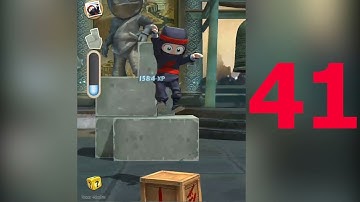 Clumsy Ninja - Gameplay Walkthrough Part 41 - Level 43-44 | BuddyFun