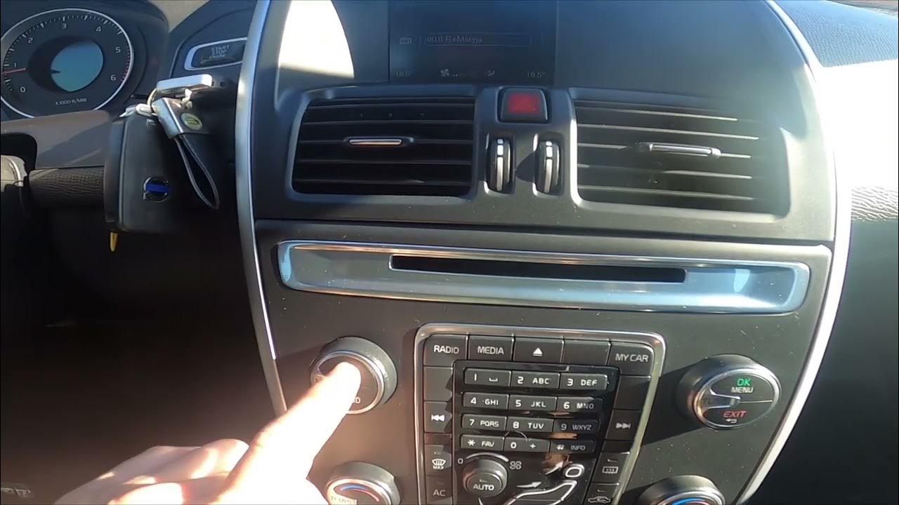How to Turn Radio On or Off in Volvo XC60 I ( 2008 2017 ) Enable or